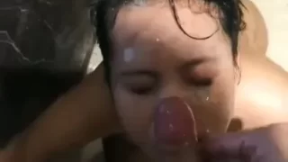 Siskaeee Bj Sampe Crot Di Muka Di Kamar Mandi