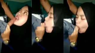 Bokep Indo Hijabers Ketagihan Peju Sepong Kontol