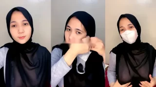 Bokep Indo Rani Hijabers Pamerin Toketnya Baju Transparan